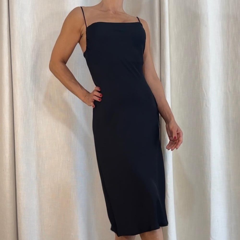 ZARA SATIN EFFECT SLIP DRESS. Size Medium